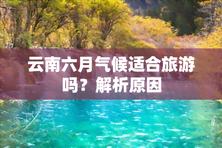 云南六月气候适合旅游吗？解析原因