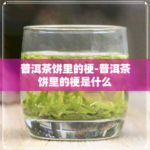 普洱茶饼里的梗-普洱茶饼里的梗是什么