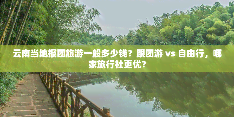 云南当地报团旅游一般多少钱？跟团游 vs 自由行，哪家旅行社更优？