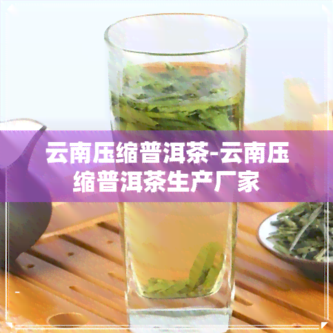 云南压缩普洱茶-云南压缩普洱茶生产厂家