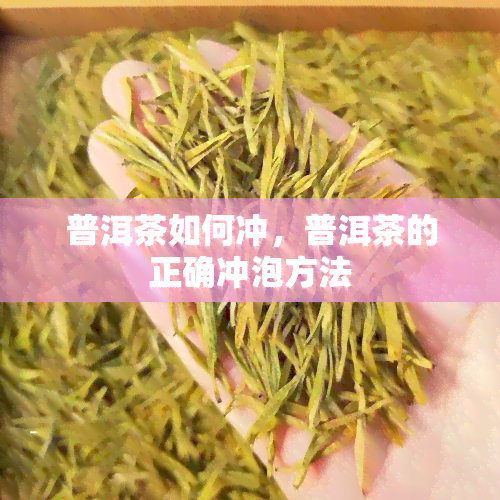 普洱茶如何冲，普洱茶的正确冲泡方法