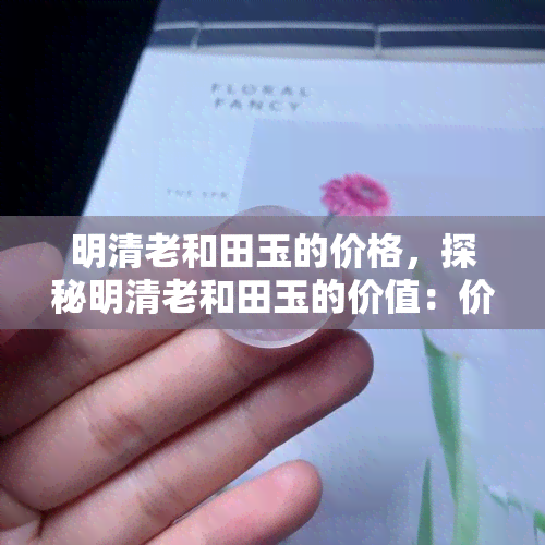 明清老和田玉的价格，探秘明清老和田玉的价值：价格解析与收藏建议