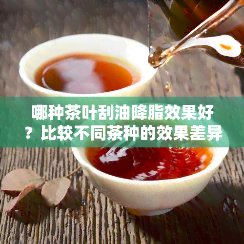 哪种茶叶刮油降脂效果好？比较不同茶种的效果差异