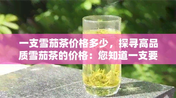 一支雪茄茶价格多少，探寻高品质雪茄茶的价格：您知道一支要多少钱吗？