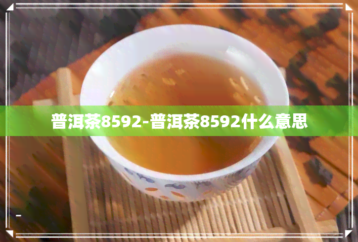 普洱茶8592-普洱茶8592什么意思