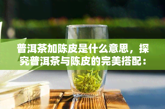 普洱茶加陈皮是什么意思，探究普洱茶与陈皮的完美搭配：普洱茶加陈皮的意义和功效