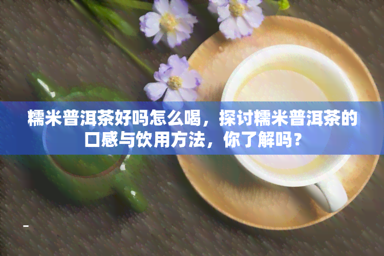 糯米普洱茶好吗怎么喝，探讨糯米普洱茶的口感与饮用方法，你了解吗？