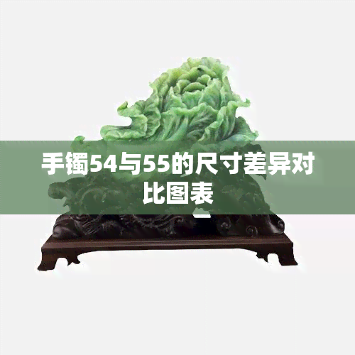 手镯54与55的尺寸差异对比图表