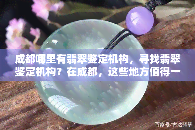 成都哪里有翡翠鉴定机构，寻找翡翠鉴定机构？在成都，这些地方值得一试！