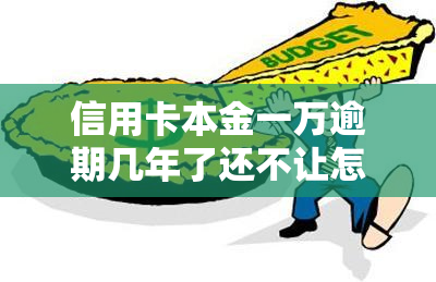 信用卡本金一万逾期几年了还不让怎么办，信用卡本金逾期多年仍未偿还，应该如何处理？