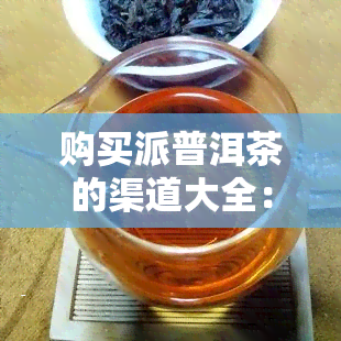 购买派普洱茶的渠道大全：哪里能买到正宗的派普洱茶？