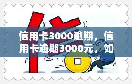 信用卡3000逾期，信用卡逾期3000元，如何处理?