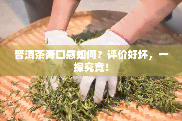 普洱茶膏口感如何？评价好坏，一探究竟！