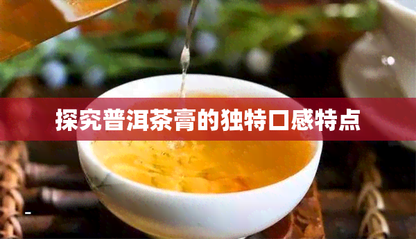 探究普洱茶膏的独特口感特点