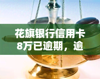 花旗银行信用卡8万已逾期，逾期警示：花旗银行信用卡欠款8万元，请尽快还款！