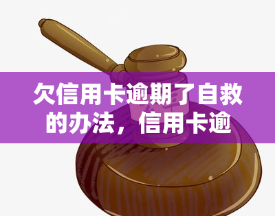 欠信用卡逾期了自救的办法，信用卡逾期了？教你自救的三大方法！