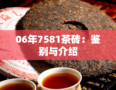 06年7581茶砖：鉴别与介绍