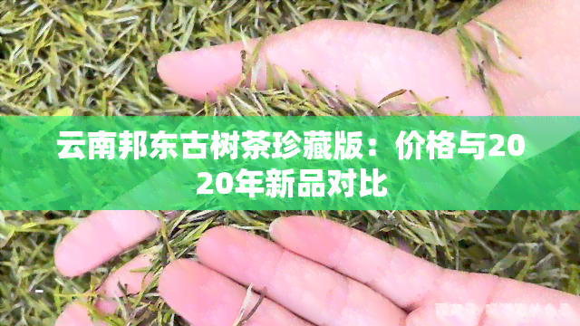 云南邦东古树茶珍藏版：价格与2020年新品对比