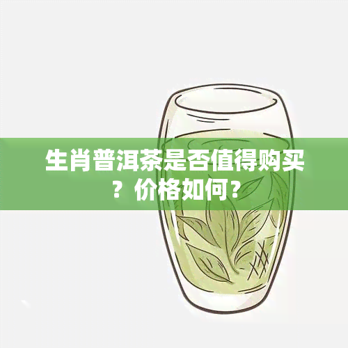 生肖普洱茶是否值得购买？价格如何？