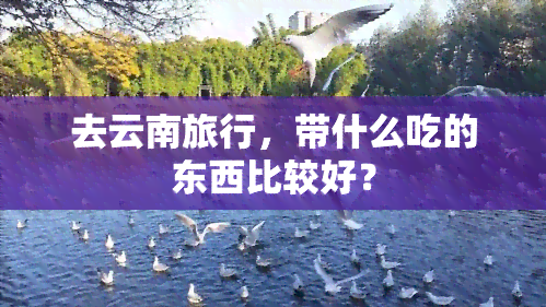 去云南旅行，带什么吃的东西比较好？