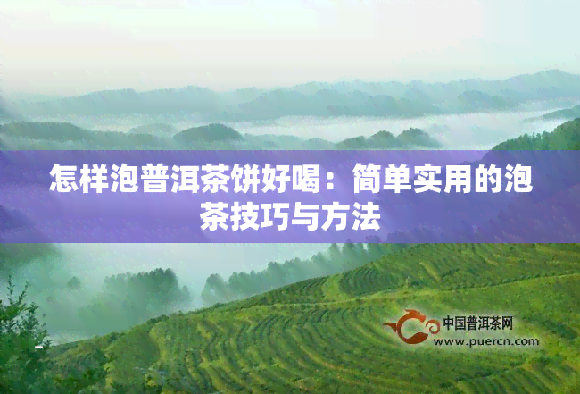 怎样泡普洱茶饼好喝：简单实用的泡茶技巧与方法