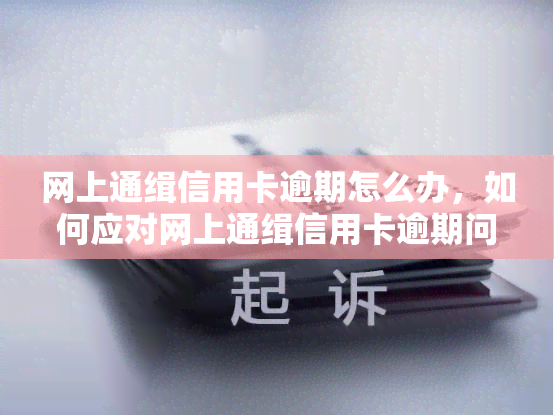 网上通缉信用卡逾期怎么办，如何应对网上通缉信用卡逾期问题？