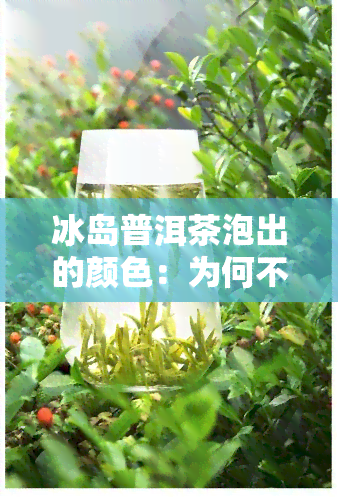 冰岛普洱茶泡出的颜色：为何不同？