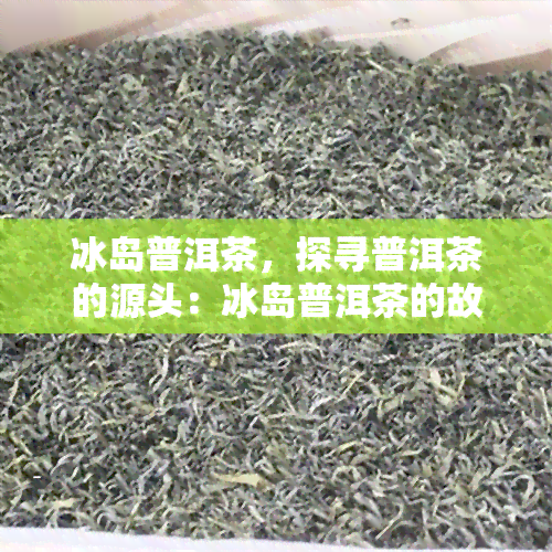 冰岛普洱茶，探寻普洱茶的源头：冰岛普洱茶的故事