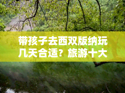 带孩子去西双版纳玩几天合适？旅游十大忠告