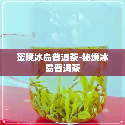 蜜境冰岛普洱茶-秘境冰岛普洱茶