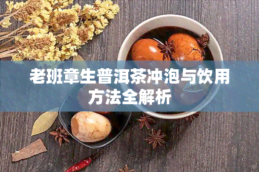 老班章生普洱茶冲泡与饮用方法全解析