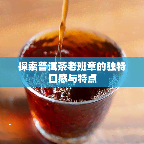 探索普洱茶老班章的独特口感与特点