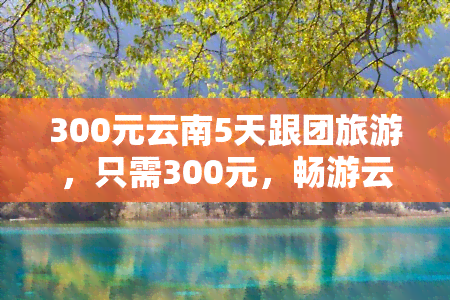 300元云南5天跟团旅游，只需300元，畅游云南五日！跟团旅游，省心又省力！