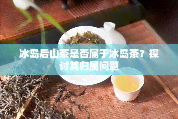 冰岛后山茶是否属于冰岛茶？探讨其归属问题