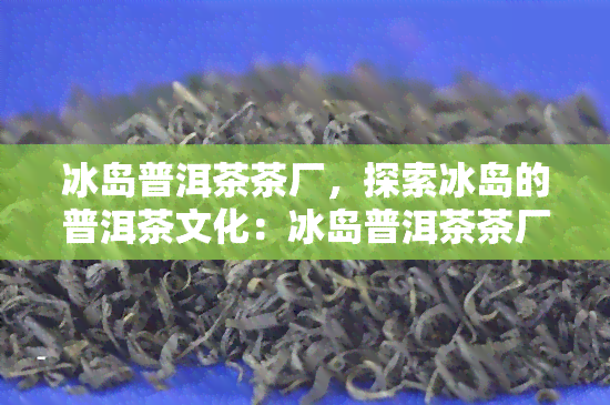 冰岛普洱茶茶厂，探索冰岛的普洱茶文化：冰岛普洱茶茶厂之旅