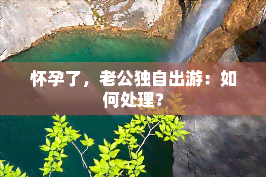 怀孕了，老公独自出游：如何处理？