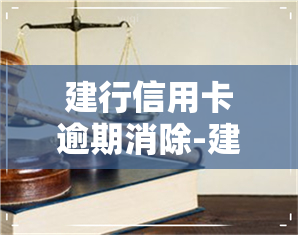 建行信用卡逾期消除-建行信用卡逾期消除申请