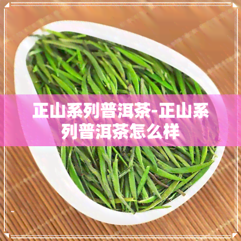 正山系列普洱茶-正山系列普洱茶怎么样