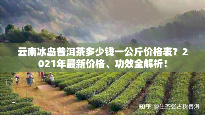 云南冰岛普洱茶多少钱一公斤价格表？2021年最新价格、功效全解析！