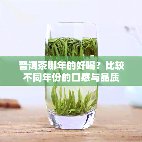 普洱茶哪年的好喝？比较不同年份的口感与品质