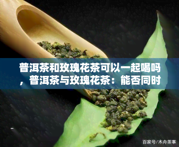 普洱茶和玫瑰花茶可以一起喝吗，普洱茶与玫瑰花茶：能否同时饮用？