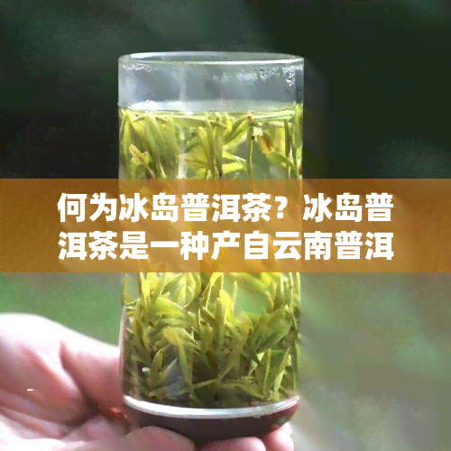 何为冰岛普洱茶？冰岛普洱茶是一种产自云南普洱市澜沧县景迈山的名贵普洱茶。它以其独特的口感、香气和保健功效而闻名于世。那么，冰岛普洱茶的特点和制作工艺又是什么呢？本文将为您详细介绍。