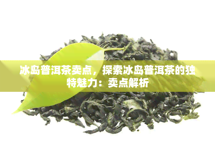 冰岛普洱茶卖点，探索冰岛普洱茶的独特魅力：卖点解析