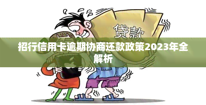 招行信用卡逾期协商还款政策2023年全解析