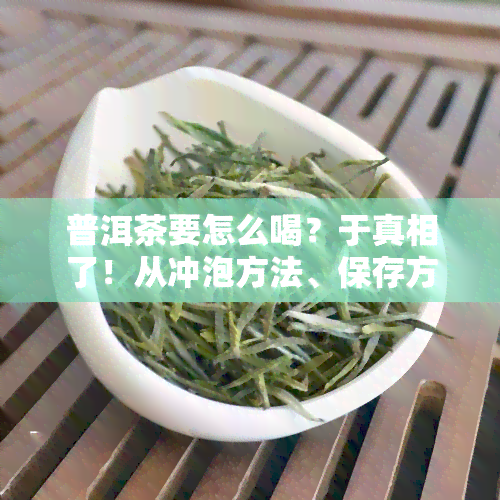 普洱茶要怎么喝？于真相了！从冲泡方法、保存方式到饮用时机，全面解析普洱茶的饮用方式。