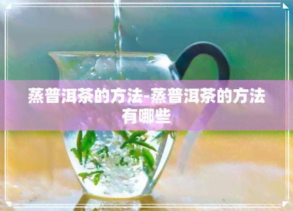 蒸普洱茶的方法-蒸普洱茶的方法有哪些