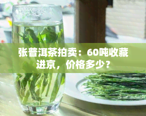 张普洱茶拍卖：60吨收藏进京，价格多少？