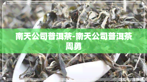 南天公司普洱茶-南天公司普洱茶周勇