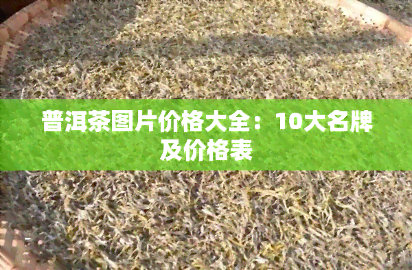 普洱茶图片价格大全：10大名牌及价格表