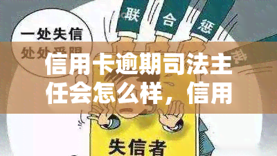 信用卡逾期司法主任会怎么样，信用卡逾期：你可能需要面对的司法后果与应对策略